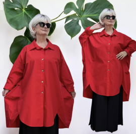 Moonshine oversized katoen blouse/tuniek/hemd  apart /in meerdere kleuren