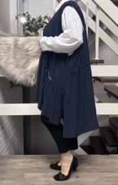 KEKOO design viscose A-lijn mouwloze vest