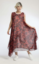 AKH oversized chique chiffon A-lijn  jurk/overjurk /tuniek apart