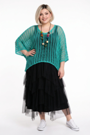 ITALIA katoen oversized gebreide top /in meerdere kleuren