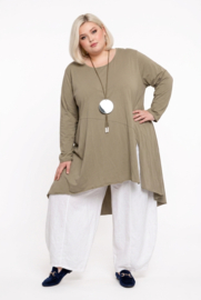 Moonshine katoen tricot A-lijn tuniek stretch apart