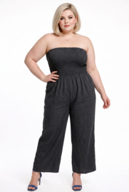 Sissi oversized mousseline katoen jumpsuit/in meerdere kleuren