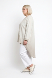ITALIA oversized katoen tuniek/top stretch  /in meerdere kleuren