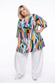 Naveed oversized viscose A-lijn tuniek