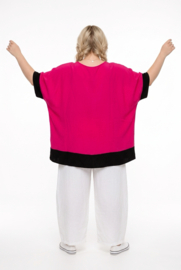 LaBass oversized viscose top/tuniek/niet doorschijnend /in meerdere kleuren