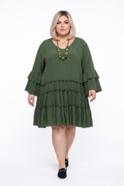 ITALIA Moda oversized viscose A-lijn jurk/tuniek stretch /in meerdere kleuren