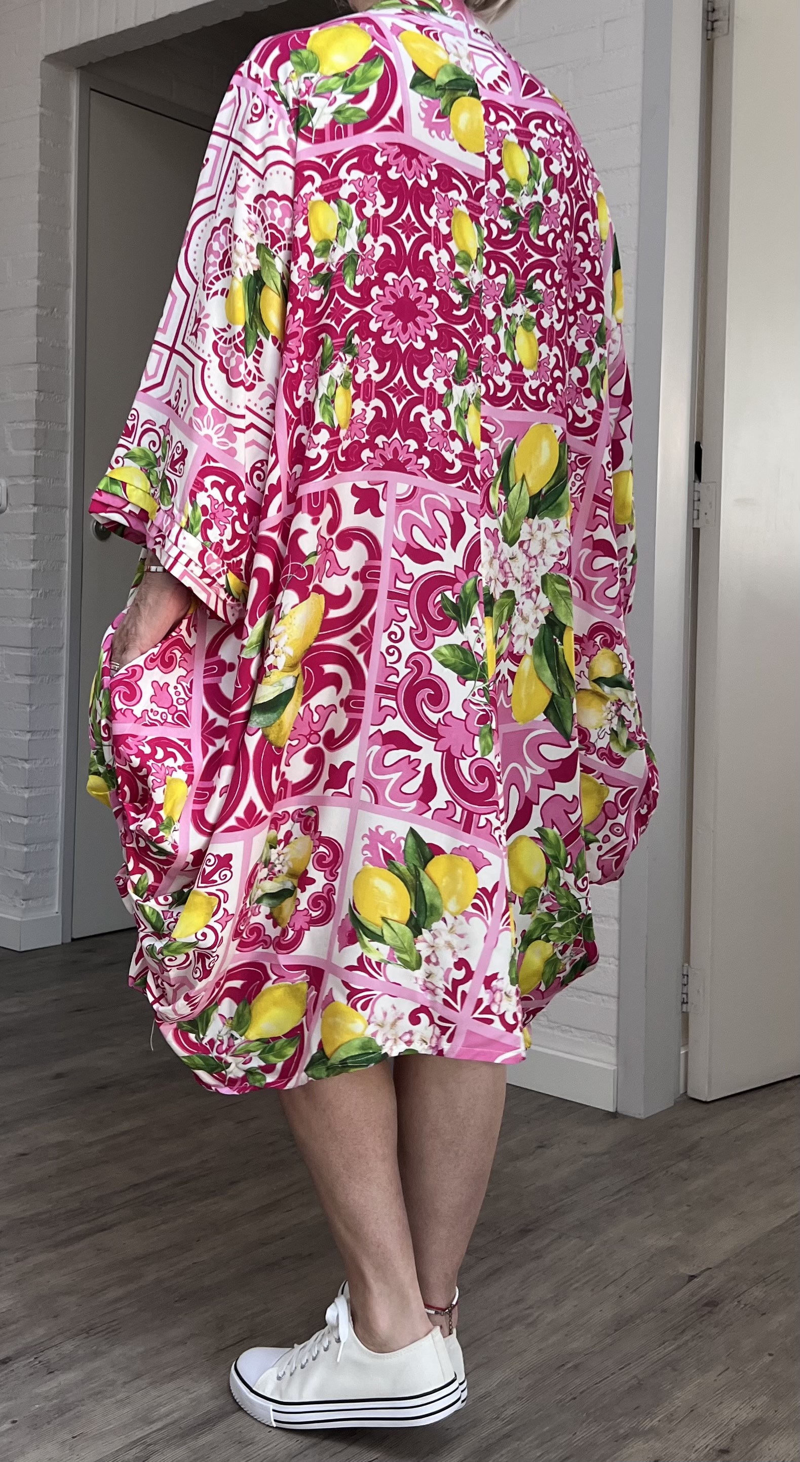 Vincenzo Allocca oversized viscose jurk/tuniek