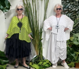 ITALIA katoen oversized super zacht  gebreide top (extra groot)/in meerdere kleuren