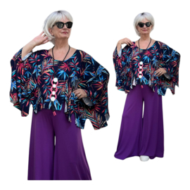 Naveed  oversized viscose jersey top/stretch