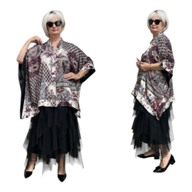 Jean Marc Philippe oversized viscose A-lijn tuniek/top