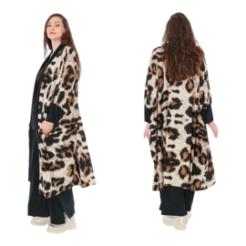 AKH oversized viscose vest/blazer apart stretch