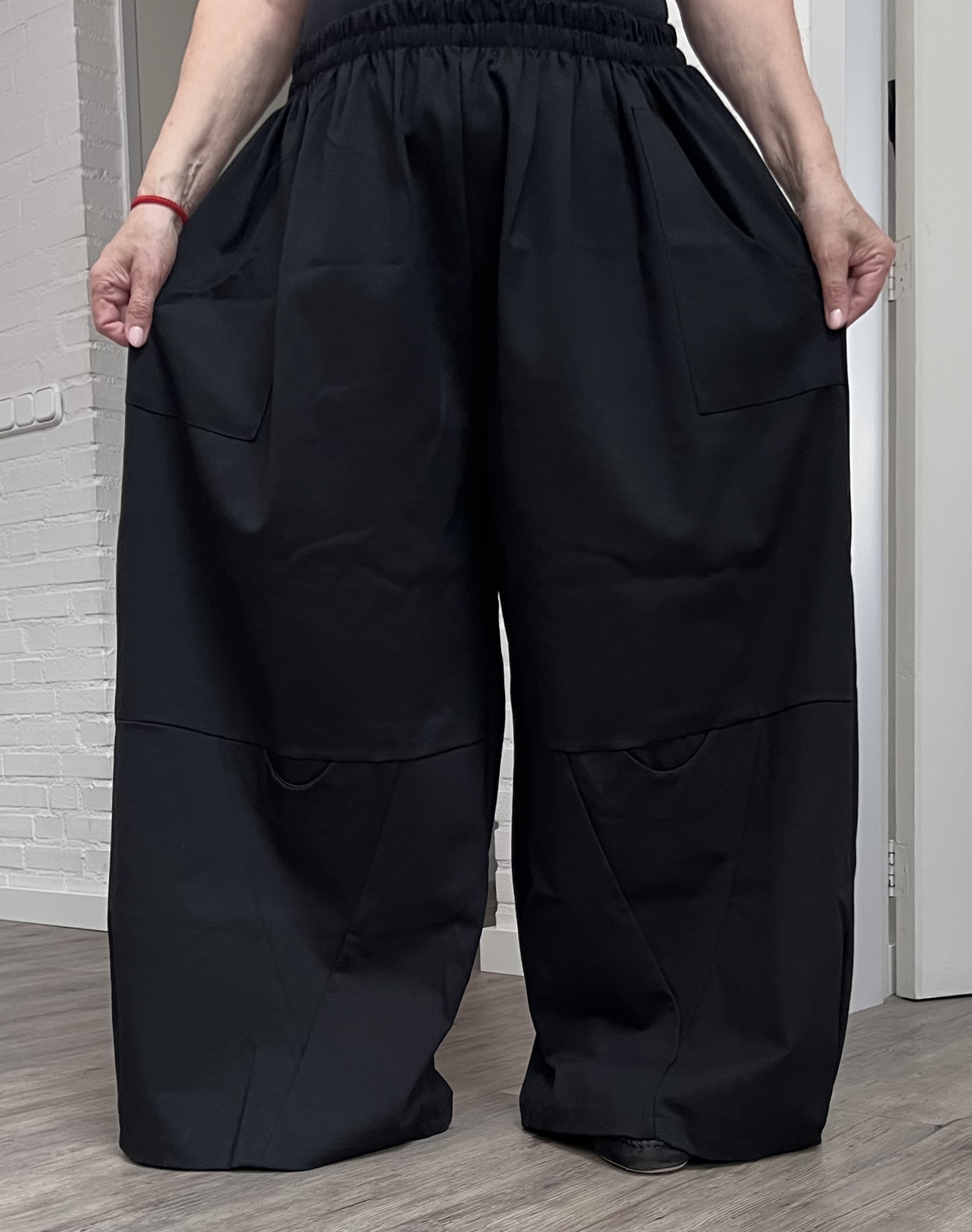Moonshine punta viscose ballonbroek apart stretch zwart