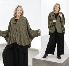 AKH oversized viscose korte blazer apart stretch