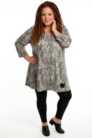 Vincenzo Allocca oversized  A-lijn tuniek/ apart stretch