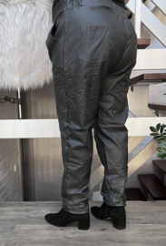 Moonshine stretch broek met coating en comfortband apart /in meerdere kleuren