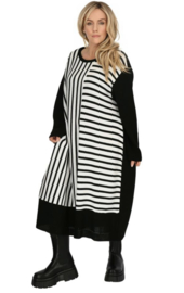 AKH oversized gebreide tuniek/jurk  apart stretch