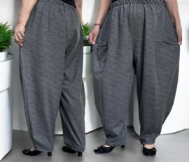 Moonshine punta viscose ballonbroek apart stretch grijs