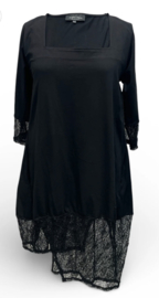 Vincenzo Allocca oversized katoen A-lijn tuniek met KANT /aparte/stretch