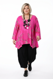 Vincenzo Allocca katoen A-lijn tuniek apart stretch