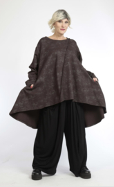 AKH oversized jersey viscose A-lijn tuniek apart stretch /in meerdere kleuren