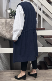 KEKOO design viscose A-lijn mouwloze vest
