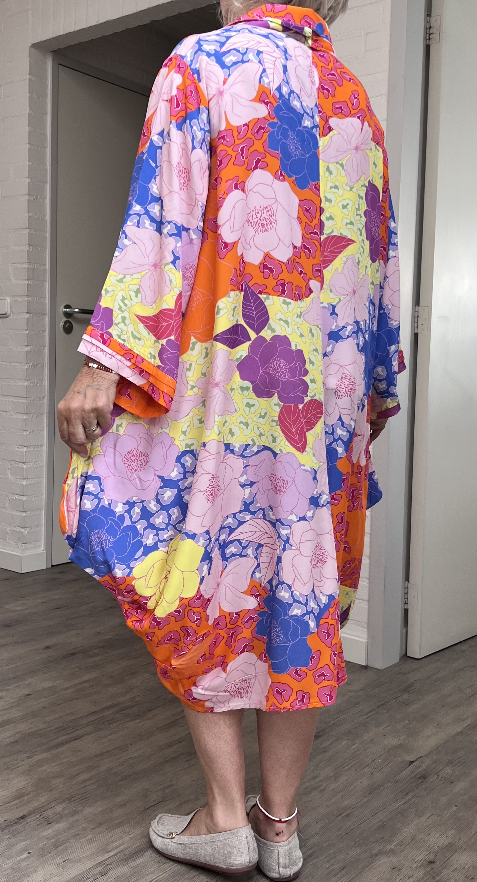 Vincenzo Allocca oversized viscose jurk/tuniek