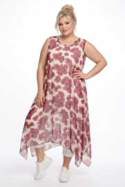 AKH oversized chique chiffon A-lijn  jurk/overjurk /tuniek apart