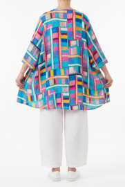Naveed oversized viscose A-lijn tuniek