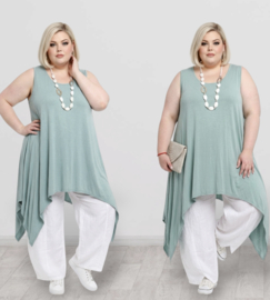 Moonshine oversized viscose A-lijn tuniek stretch