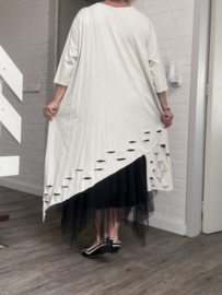 Moonshine oversized  katoen tricot tuniek apart