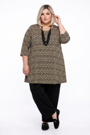 Naveed oversized viscose mix A-lijn tuniek stretch