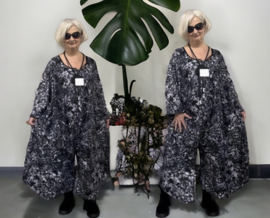 Donna Modesta  A-lijn jurk/harem broek/jumpsuit apart (extra groot)