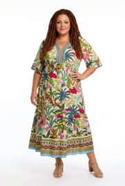 ORIENTIQUE Australian katoen A-lijn jurk