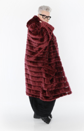 AKH oversized winterjas in van knuffelige pluche kwaliteit