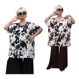 ITALIA MODA oversized katoen top/in meerdere kleuren