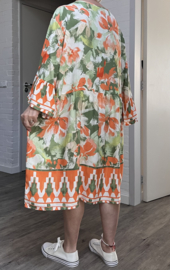 SISSI viscose  ibiza look A-lijn tuniek/jurk