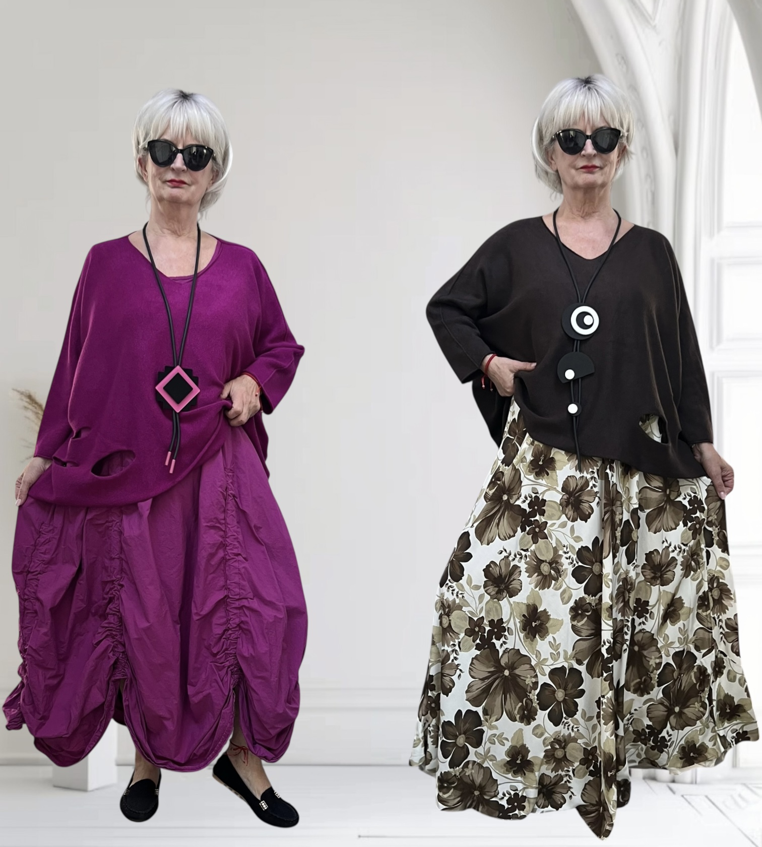 Moonshine oversized  viscose mix gebreide top /in meerdere kleuren
