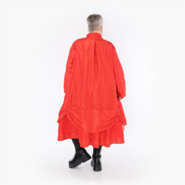 AKH oversized taft tussenjas/blazer/ met inzet van tule /apart