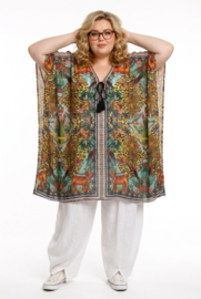 ONE OF A KIND  viscose zomer poncho/tuniek