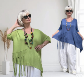 ITALIA katoen oversized zacht  gebreide top /in meerdere kleuren