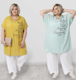 ITALIA MODA oversized viscose A-lijn tuniek stretch