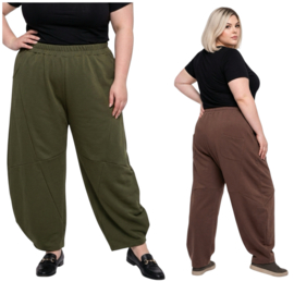ITALIA MODA katoen ballonbroek stretch/apart/in meerdere kleuren