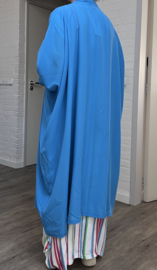 AKH oversized chique A-lijn blazer/vest met zakken apart