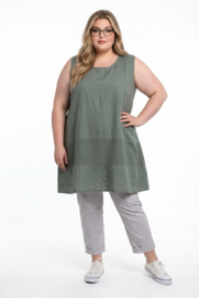 ITALIA MODA  linnen/katoen set  A-lijn blazer + tuniek/in meerdere kleuren