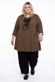 Naveed oversized viscose mix A-lijn tuniek stretch