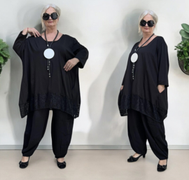 Vincenzo Allocca oversized viscose A-lijn jurk/tuniek apart