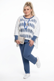Moonshine oversized  katoen top stretch