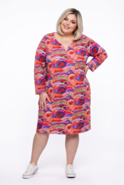 Ophilia premium kwaliteit katoen jurk  stretch