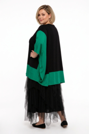 CN-G oversized viscose tuniek zwart