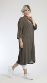 AKH oversized viscose jurk/tuniek apart  stretch